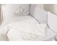 Постільний комплект 8 ел Twins Dolce Rabbits 4062-D-010-019, grey